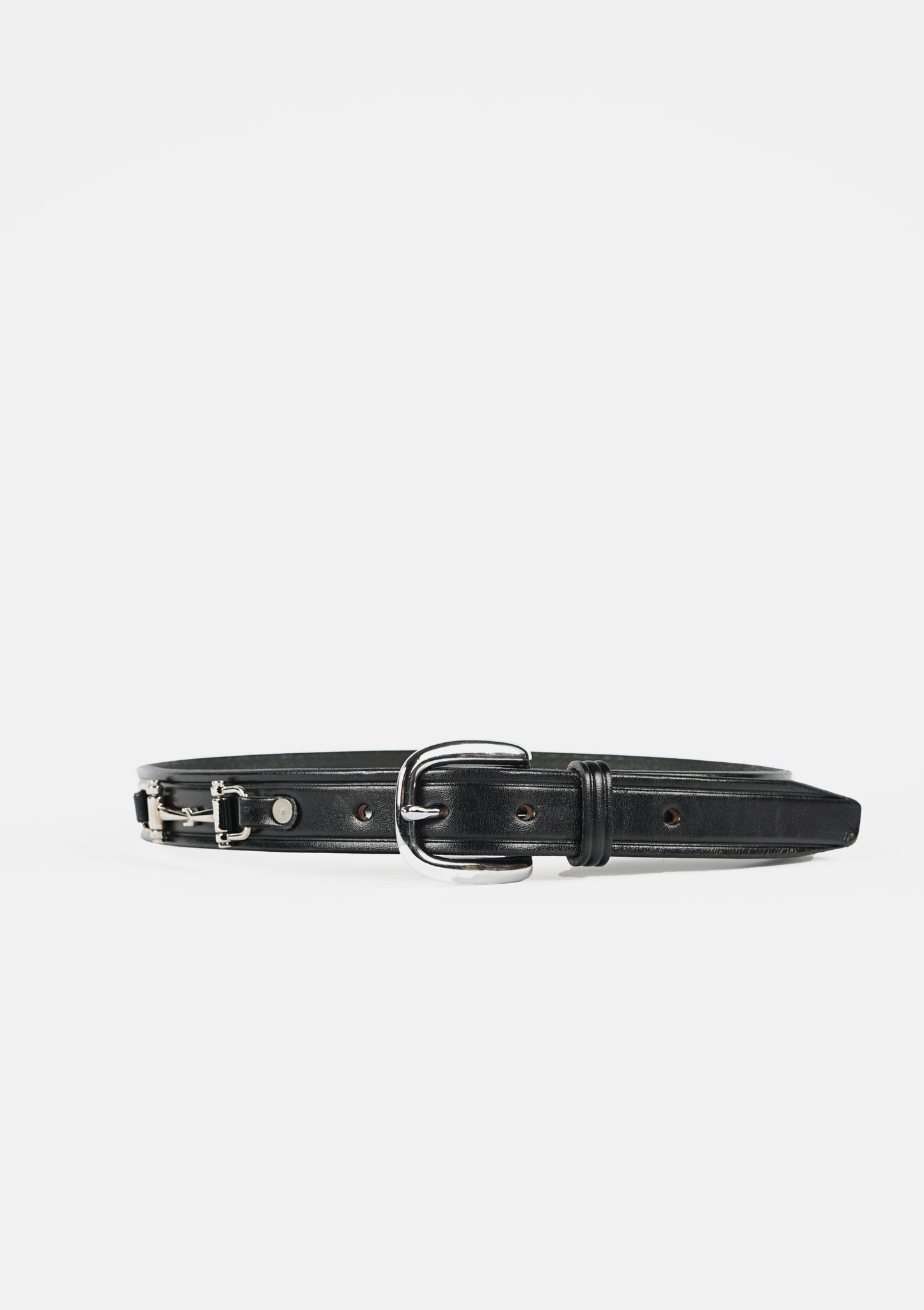 Cinturón de piel c/filetes Tory Leather Co.