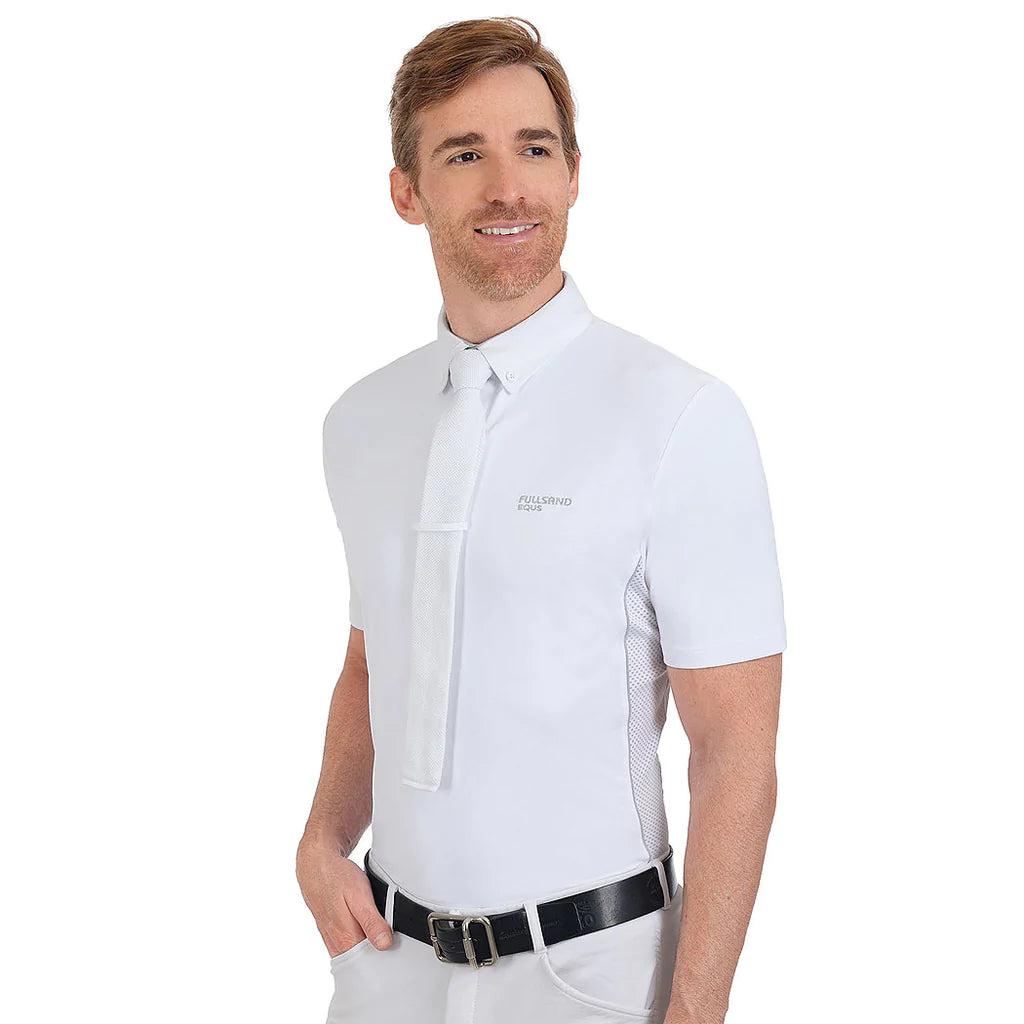 Playera de concurso para hombre Fullsand Equs UPF 50+ Manga Corta