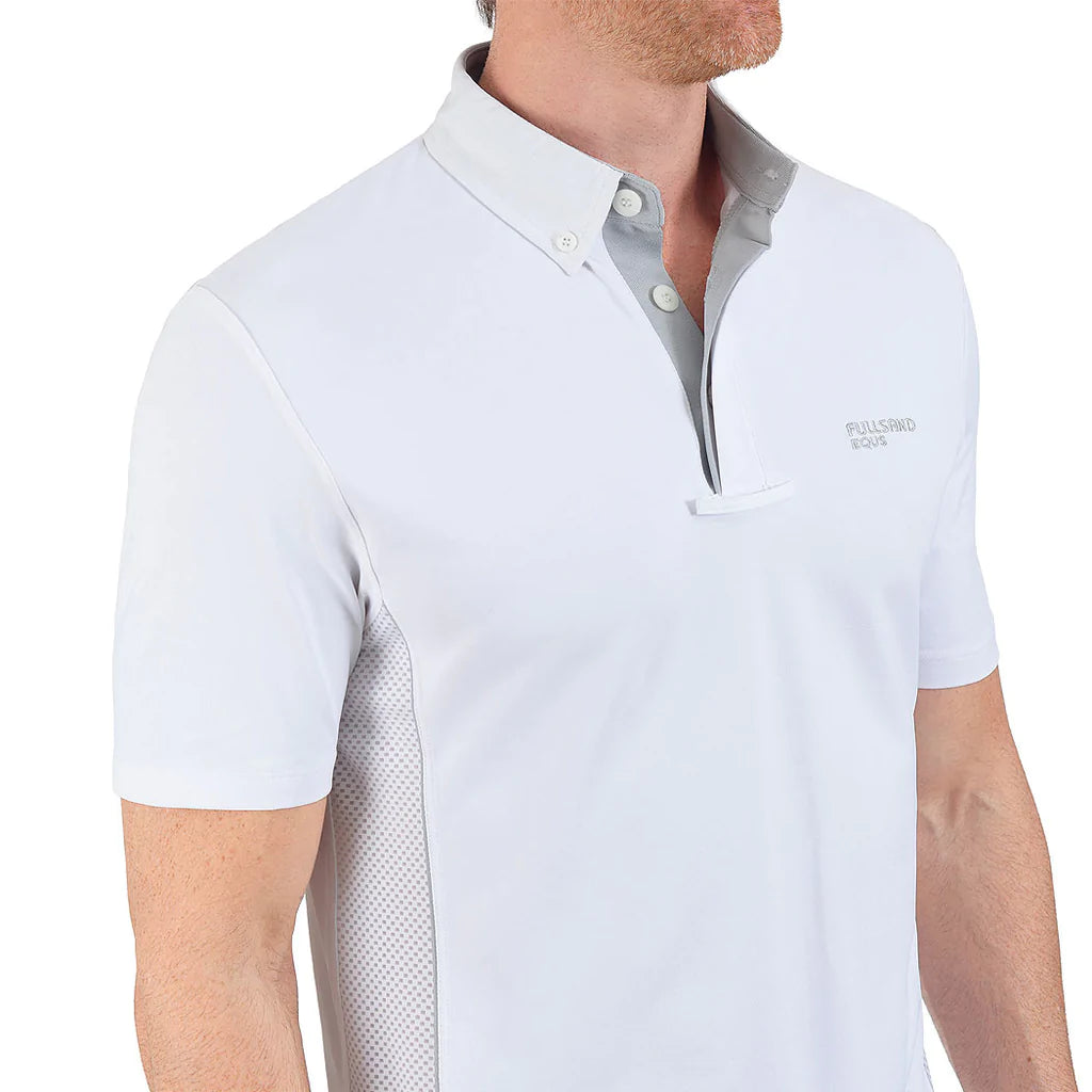 Playera de concurso para hombre Fullsand Equs UPF 50+ Manga Corta