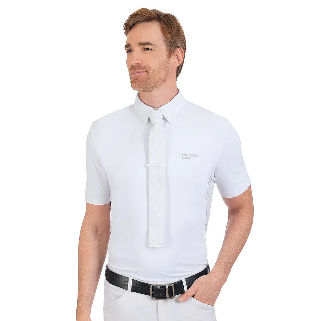 Playera de concurso para hombre Fullsand Equs UPF 50+ Manga Corta