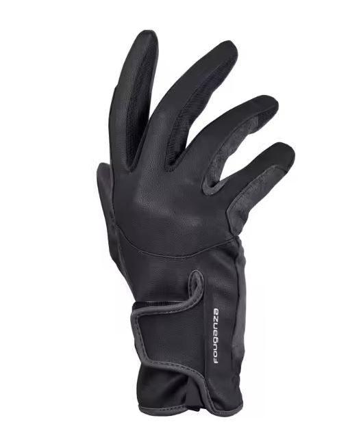 Guantes Equitación FD Negro y Gris Niños