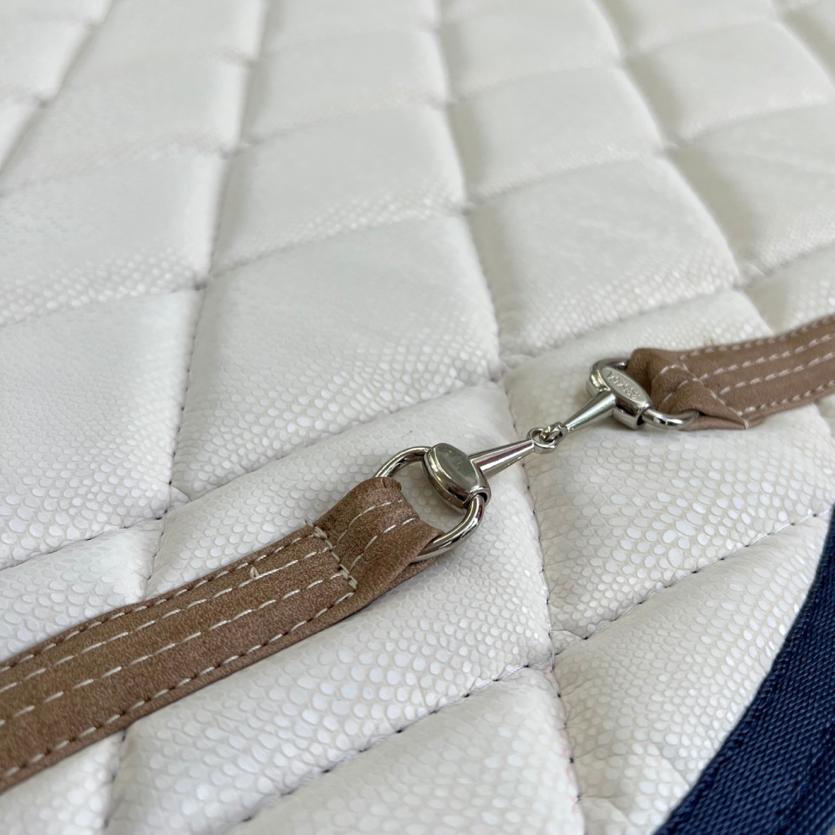 Horseline saddle pad with applications