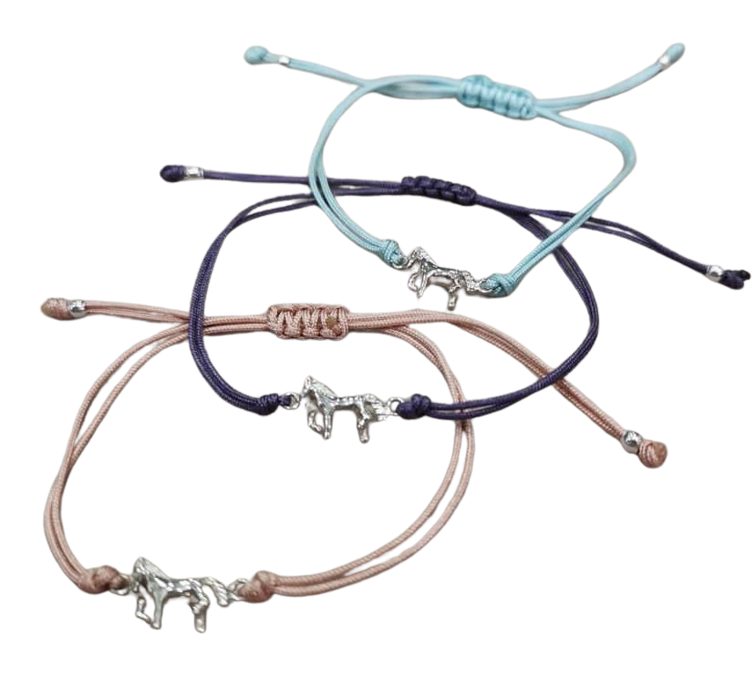 Pulseras con caballo mini