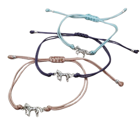 Pulseras con caballo mini