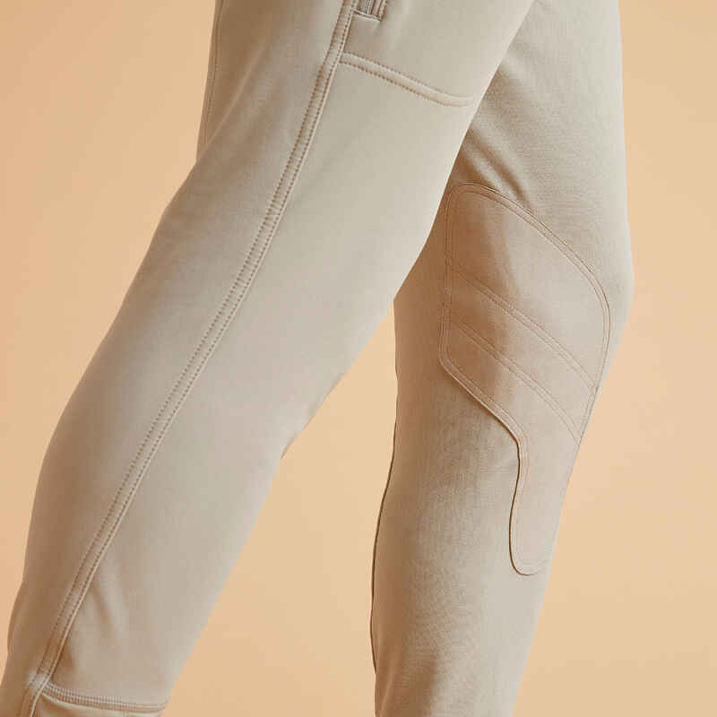 Pantalón beige de equitación FD para hombre